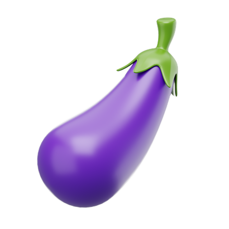 Eggplant  3D Icon