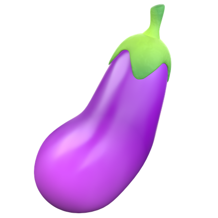 Eggplant  3D Icon