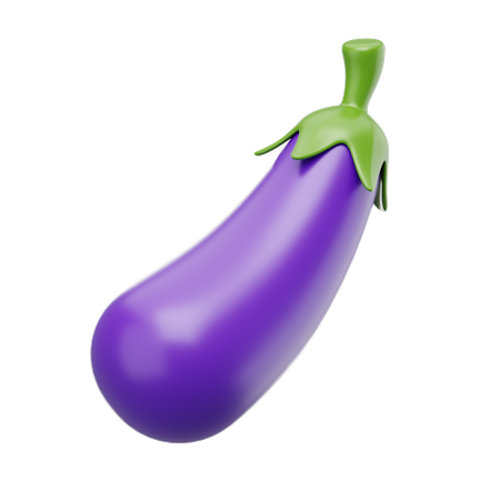 Eggplant  3D Icon