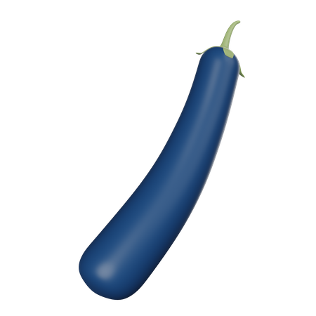 Eggplant  3D Icon