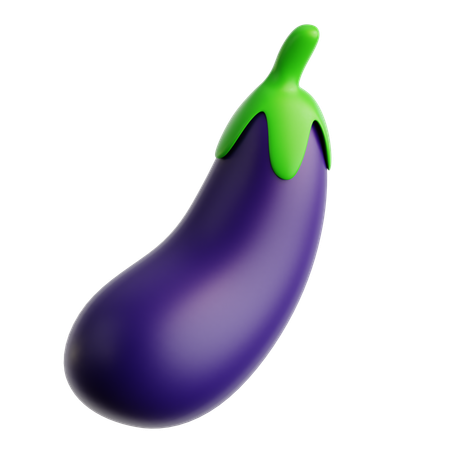 Eggplant  3D Icon