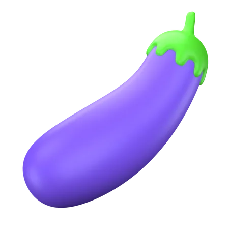 Eggplant 3D Icon
