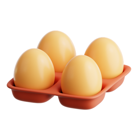 달걀  3D Icon