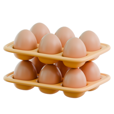 Eggs  3D Icon