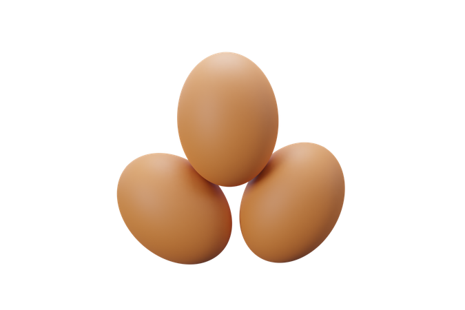 Eggs  3D Icon