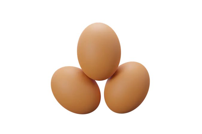 Eggs  3D Icon