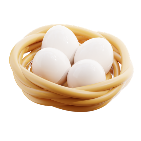Eggs  3D Icon