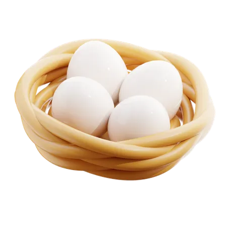Eggs  3D Icon