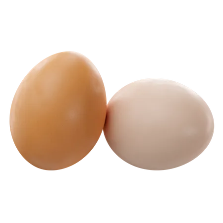 Eggs  3D Icon