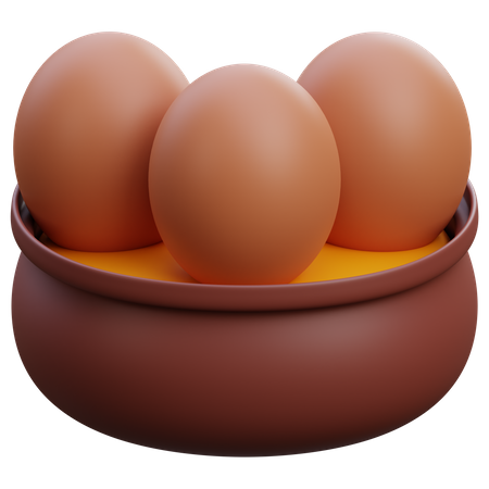 Eggs  3D Icon