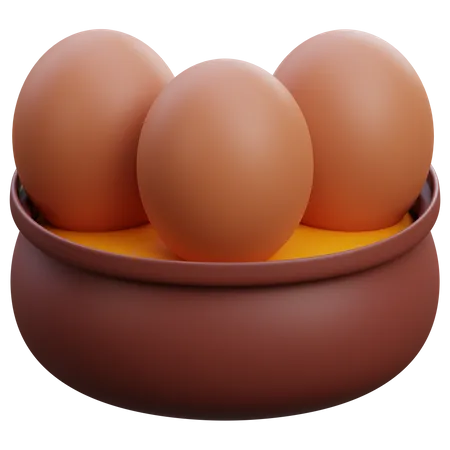 Eggs  3D Icon