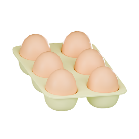 Eggs  3D Icon