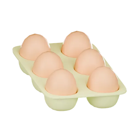 Eggs  3D Icon