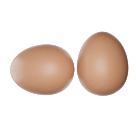 Eggs  3D Icon