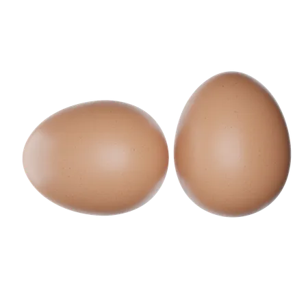 Eggs  3D Icon