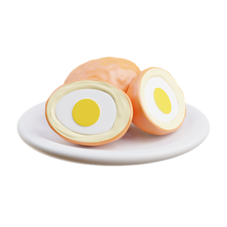 Eggs  3D Icon