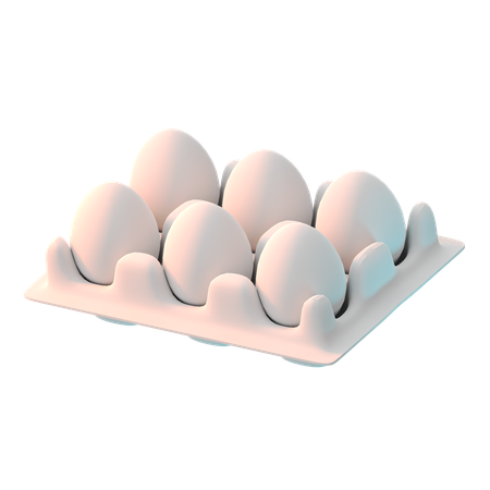 Eggs  3D Icon