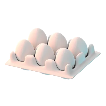 Eggs  3D Icon