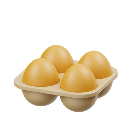 Eggs  3D Icon