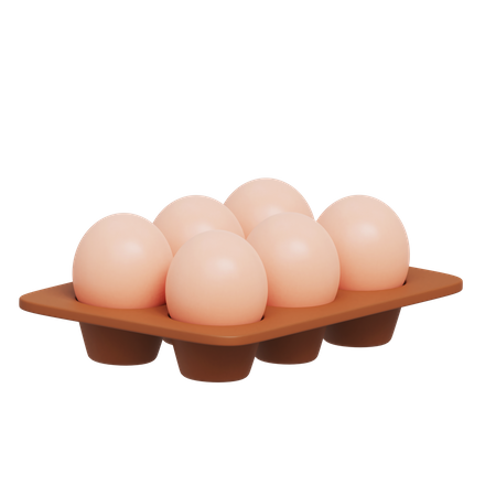 Eggs  3D Icon