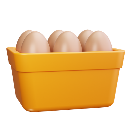 Eggs  3D Icon