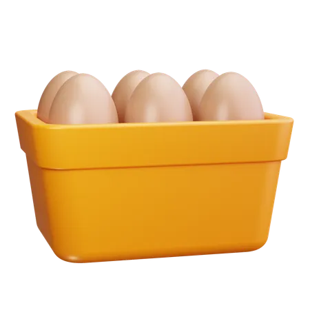 Eggs  3D Icon