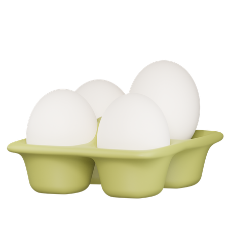 Eggs  3D Icon