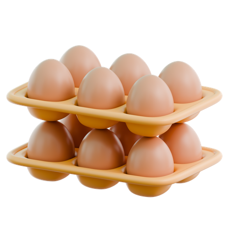 Eggs  3D Icon