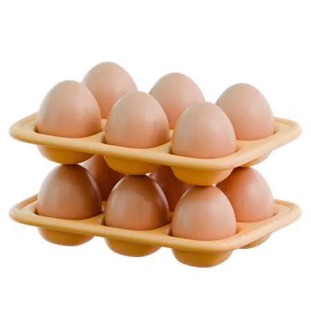 Eggs  3D Icon