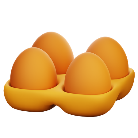 Eggs  3D Icon