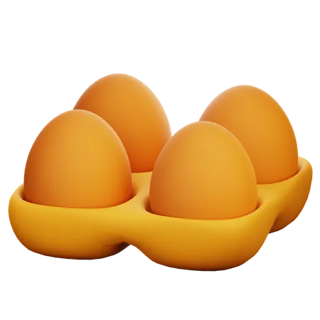 Eggs  3D Icon