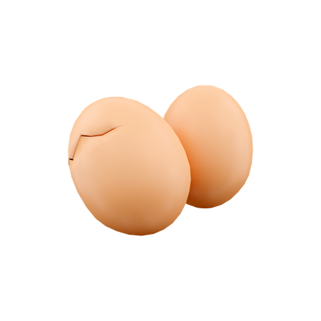 Eggs  3D Icon