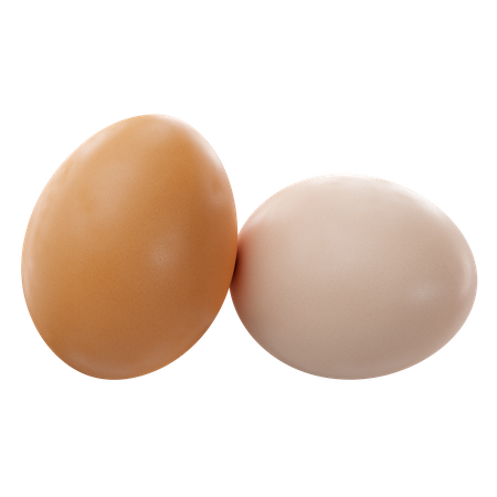 Eggs  3D Icon