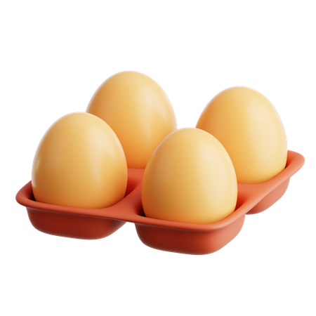 Eggs  3D Icon
