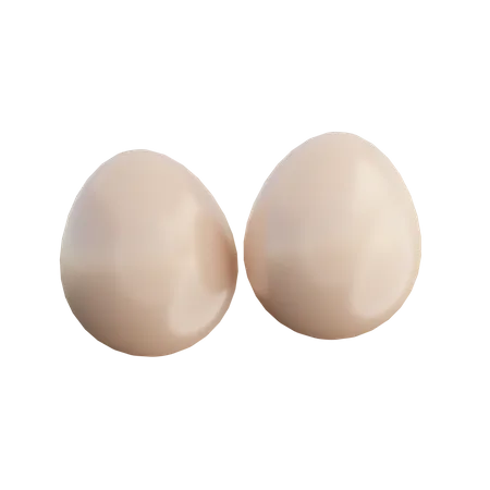 Eggs  3D Illustration