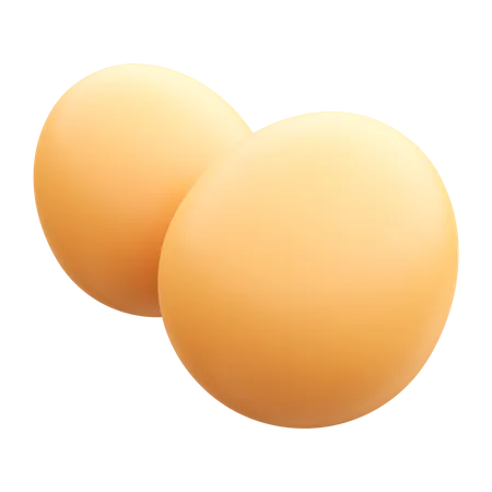 Eggs 3 D Render Illustration Icon 3D Icon