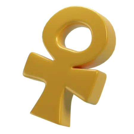 Ankh egipto  3D Icon