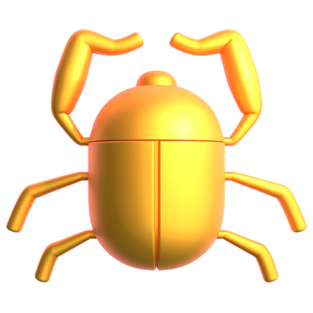 Escaravelho sagrado do Egito  3D Icon