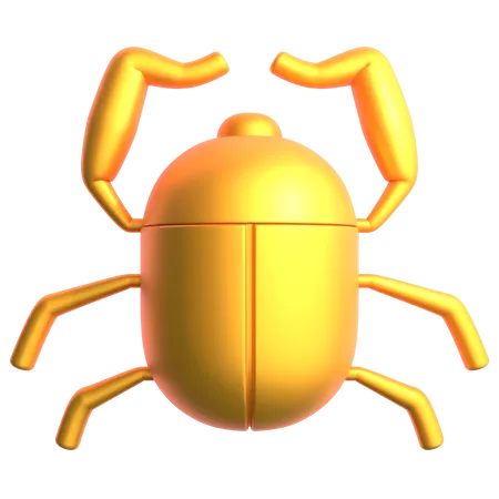 Escaravelho sagrado do Egito  3D Icon