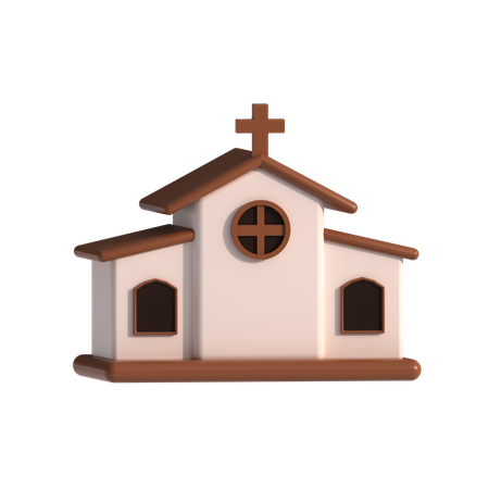 Église  3D Icon