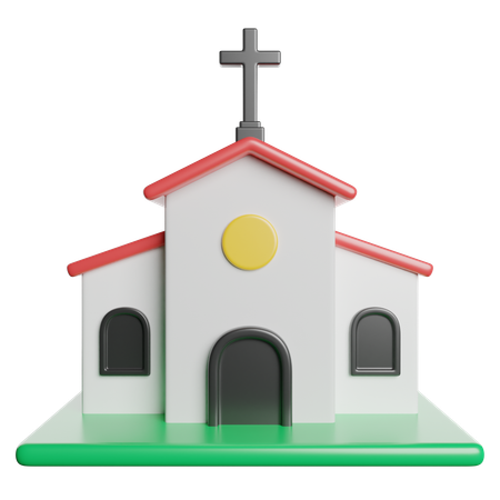 Église  3D Icon