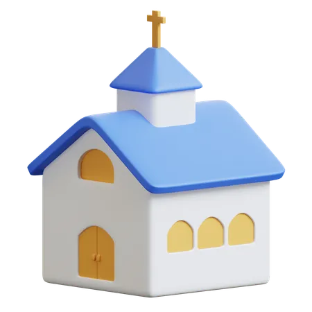 Église  3D Icon