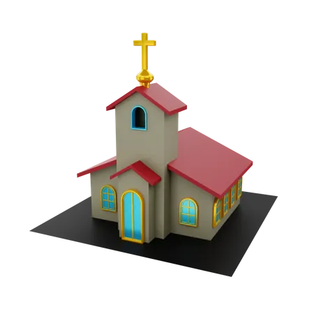 Église  3D Illustration
