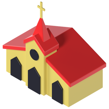 Église  3D Illustration