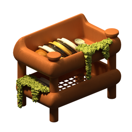 Égouttoir  3D Icon