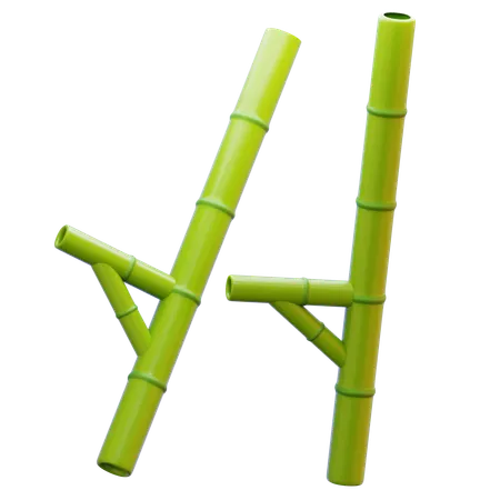 Egrang Traditional Game  3D Icon