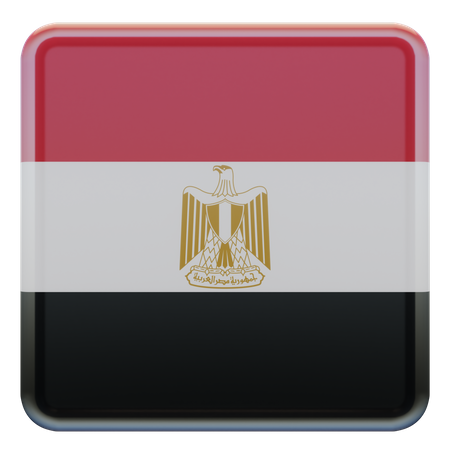 Egypt Flag  3D Icon