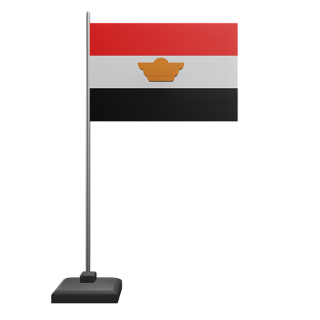 Egypt Flag  3D Icon