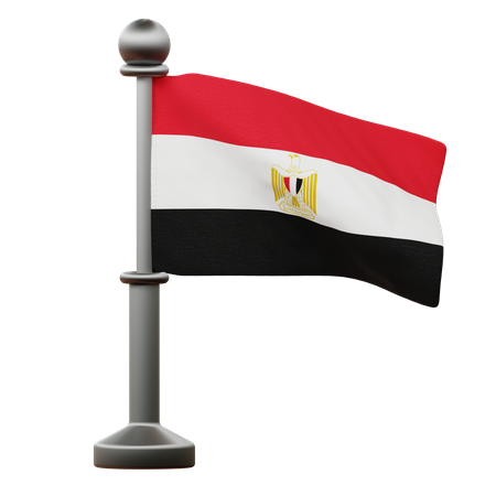 Egypt Flag  3D Icon