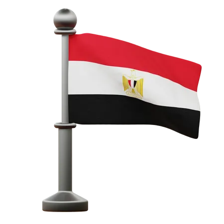 Egypt Flag  3D Icon